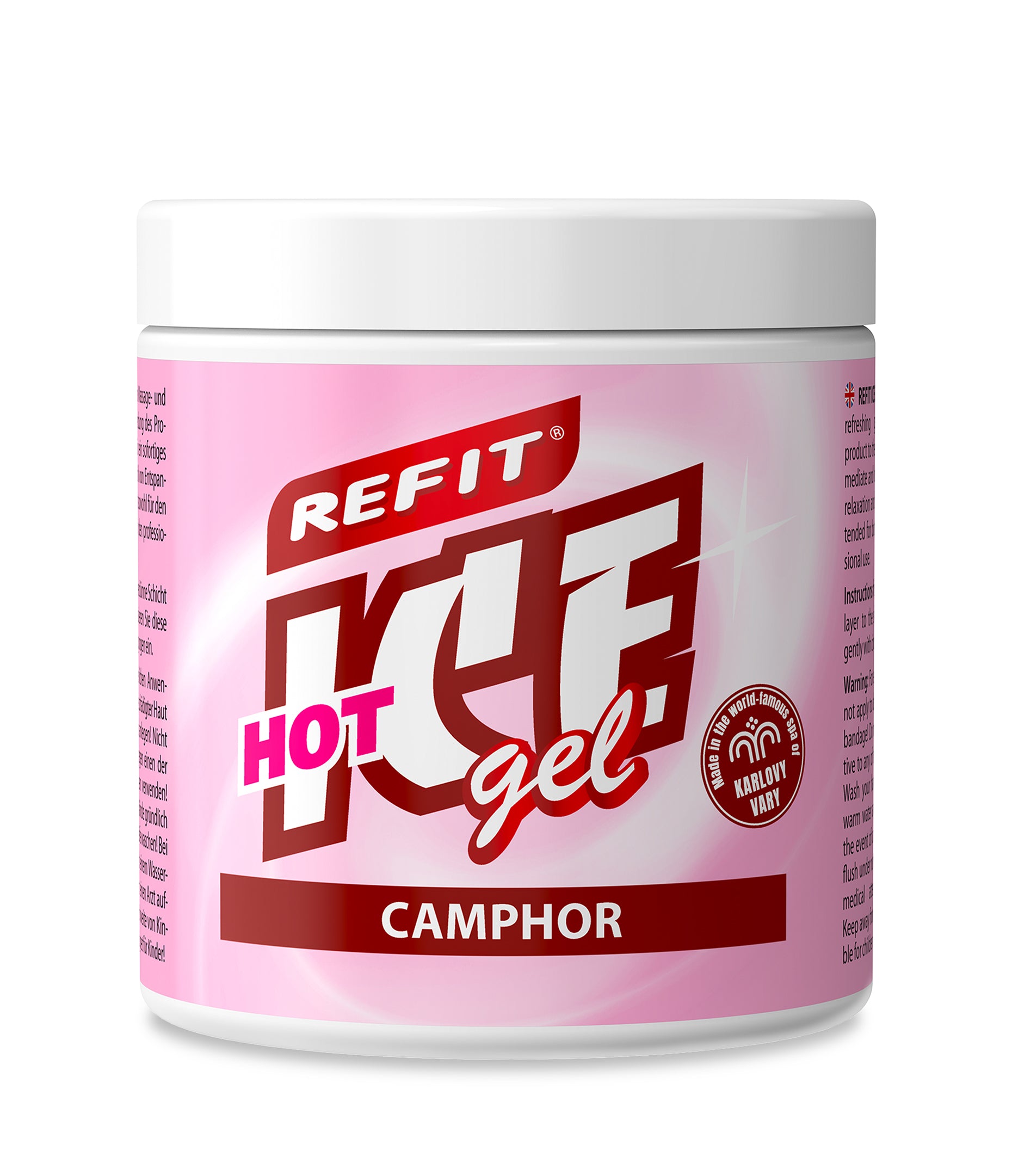 REFIT ICE GEL Camphor - Dual Sensation Massage Gel for Daily